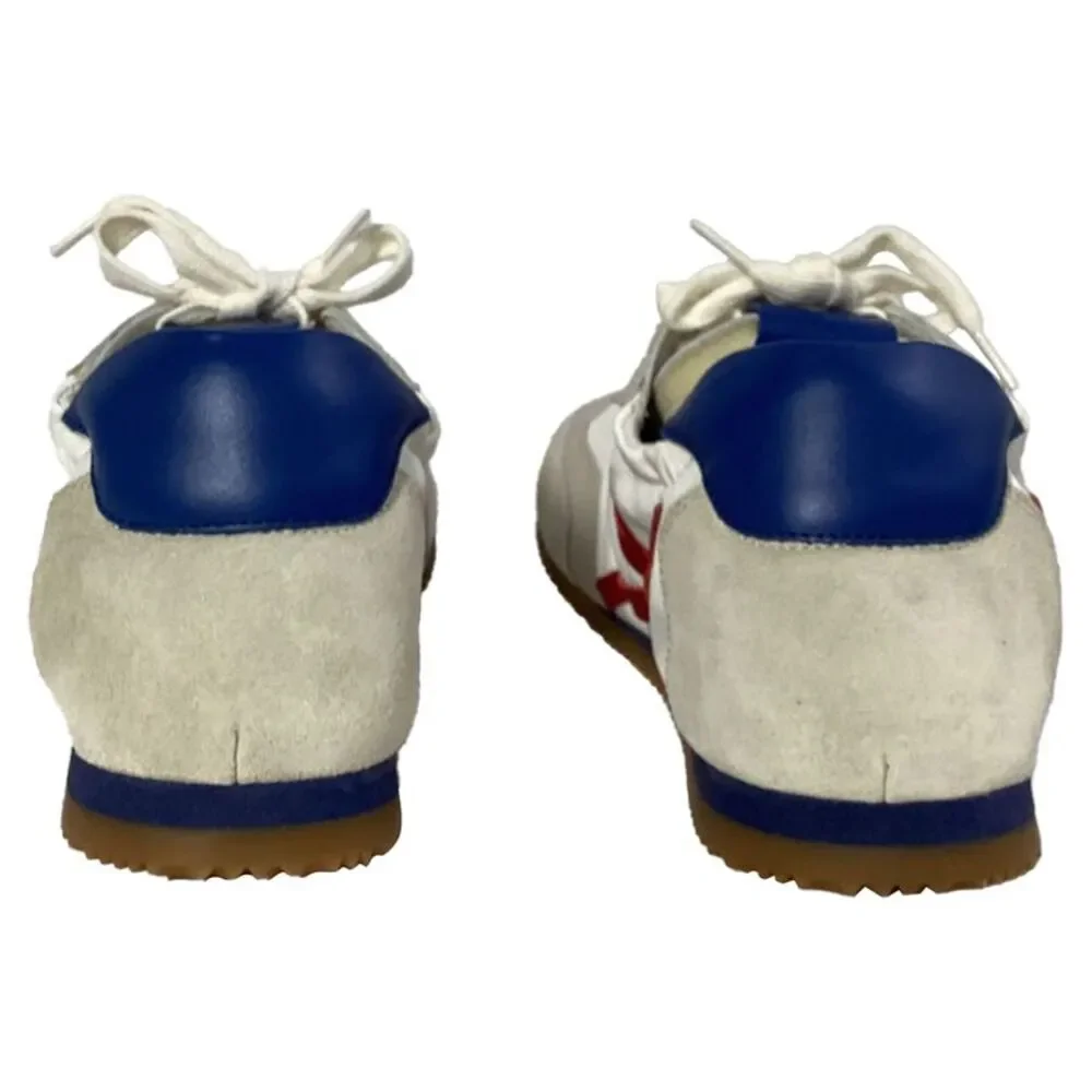 Loewe Ballet Runner Sneakers in White Nylon and Suede - Picture 5 of 10